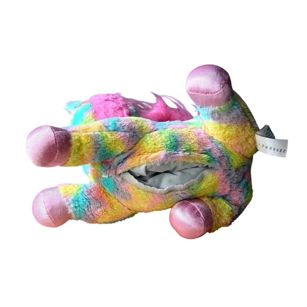 Just Play Rainbow Unicorn Surprise Plush‎ Mother and 1 Baby Tie Dye Pink Yellow - Picture 5 of 10